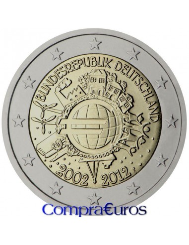 2€ Alemania 2012 *TYE* 5 CECAS