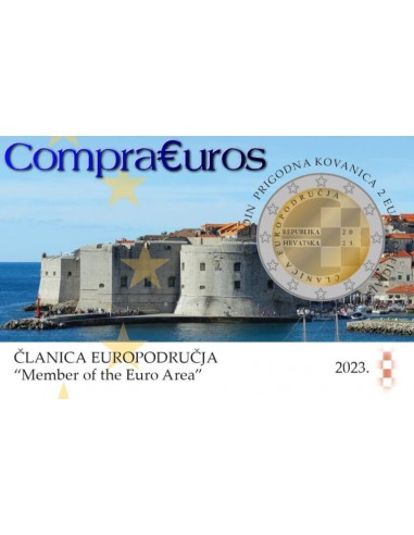 2€ Croacia 2023 *Introducción del Euro* Coincard