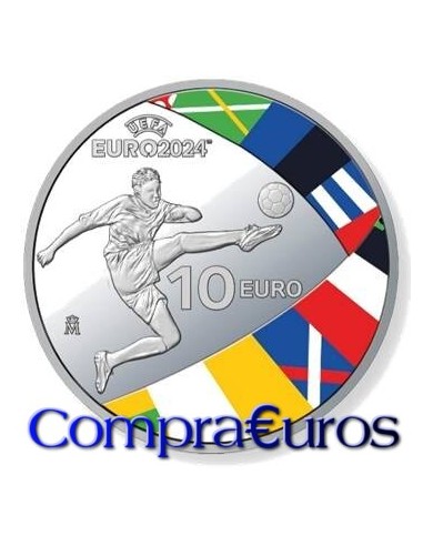 10€ España 2024 *EUROCOPA 2024* Plata PROOF