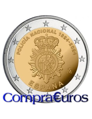 2€ España 2024 *Policía Nacional*