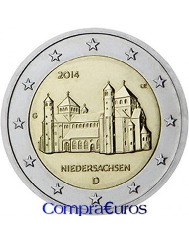2€ Alemania 2014 *Iglesia San Miguel-Baja Sajonia* 5 CECAS