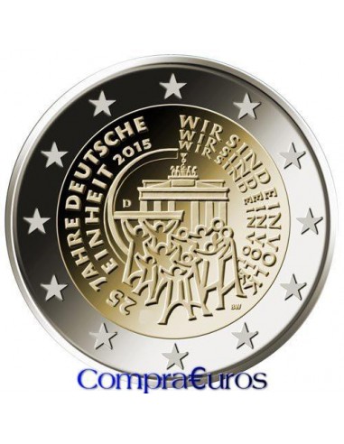 2€ Alemania 2015 *Reunificación* 5 CECAS