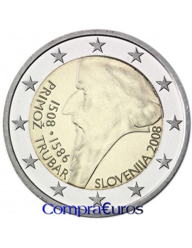 2€ Eslovenia 2008 *Primoz Trubar*