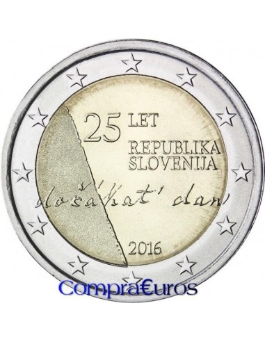 2€ Eslovenia 2016 *Independencia*