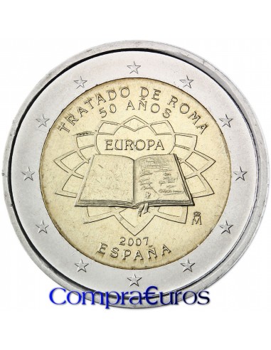 2€ España 2007 *Tratado de Roma*