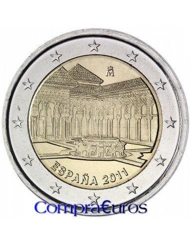 2€ España 2011 *Patio de los Leones Granada*