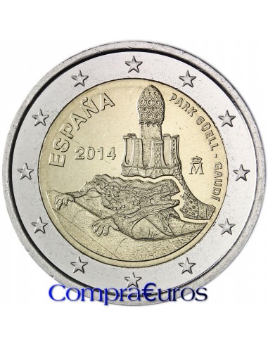 2€ España 2014 *Park Güell*