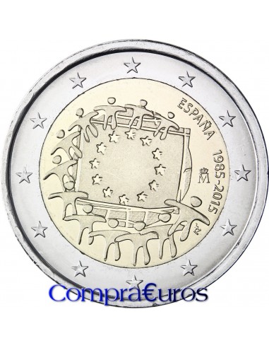 2€ España 2015 *Bandera*