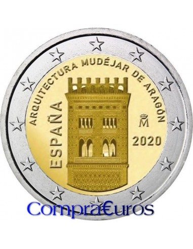 2€ España 2020 *Arquitectura Mudéjar de Aragón*