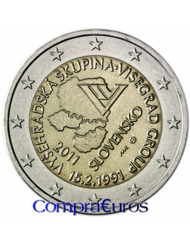 2€ Eslovaquia 2011 *Grupo Visegrado*