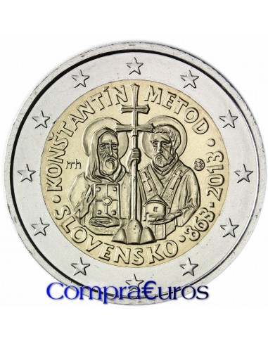 2€ Eslovaquia 2013 *Constantino y Metodio*