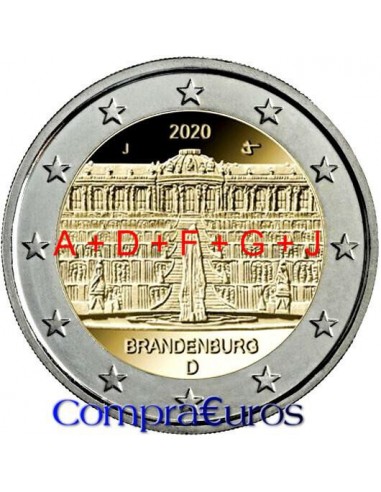 2€ Alemania 2020 *Brandenburgo* 5 CECAS