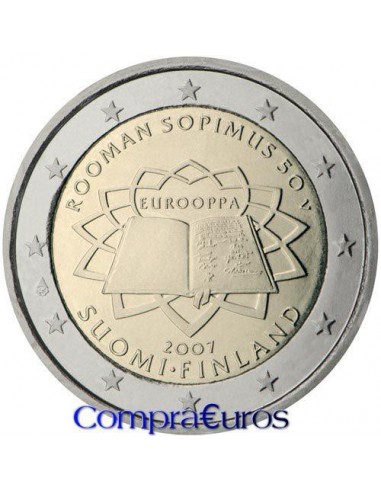 2€ Finlandia 2007 *Tratado de Roma*
