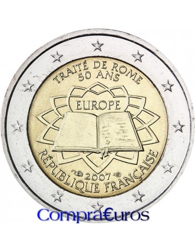 2€ Francia 2007 *Tratado De Roma*