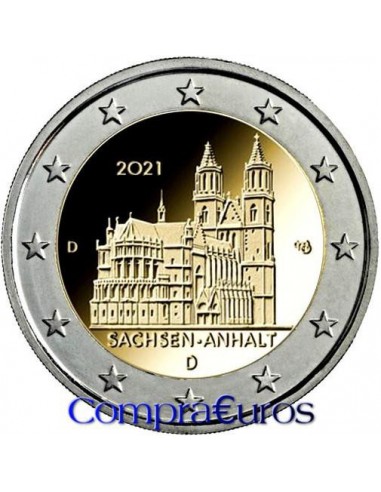 2€ Alemania 2021 *Sajonia Anhalt* Ceca al Azar