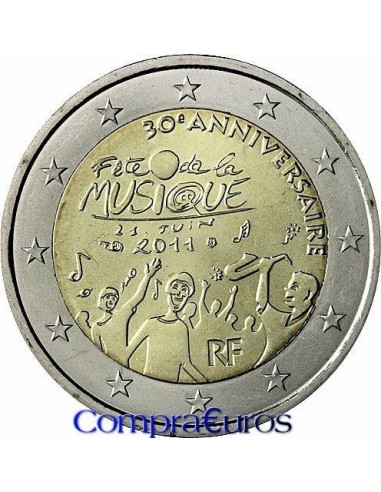 2€ Francia 2011 *Fiesta de la Música*