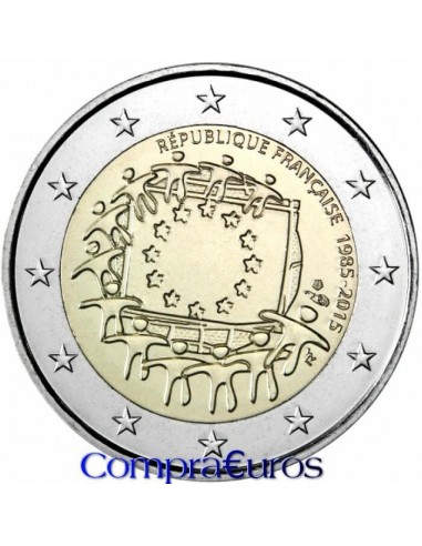 2€ Francia 2015 *Bandera*