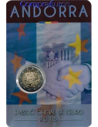 2€ Andorra 2015 *Acuerdo Aduanero*