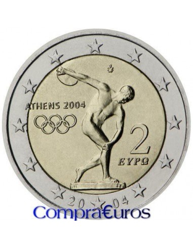 2€ Grecia 2004 *Juegos Olímpicos Atenas 2004*