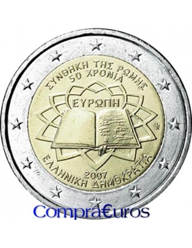2€ Grecia 2007 *Tratado de Roma*