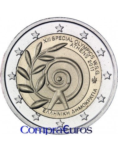 2€ Grecia 2011 *Juegos Olímpicos Especiales Verano*