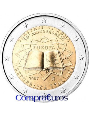 2€ Italia 2007 *Tratado de Roma*