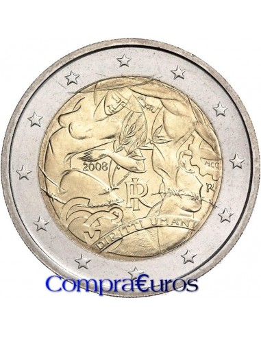 2€ Italia 2008 *Derechos Humanos*