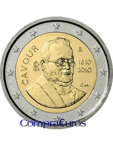 2€ Italia 2010 *Conde de Cavour*