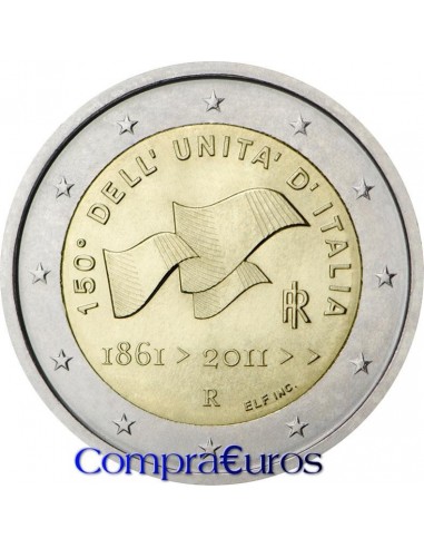 2€ Italia 2011 *Unificación de Italia*