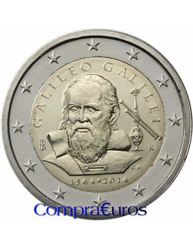 2€ Italia 2014 *Galileo Galilei*
