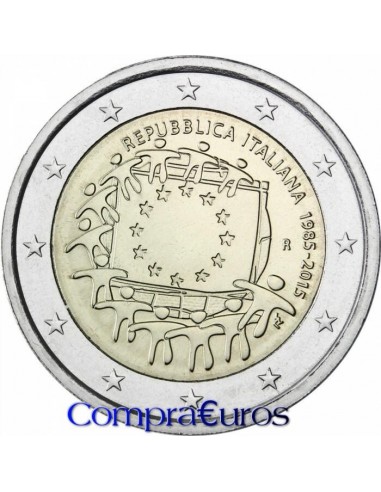 2€ Italia 2015 *Bandera*