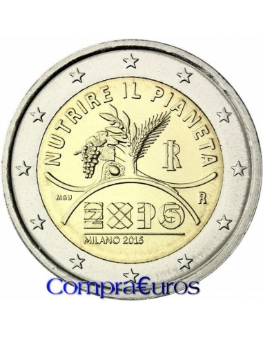 2€ Italia 2015 *Expo 2015 en Milan*