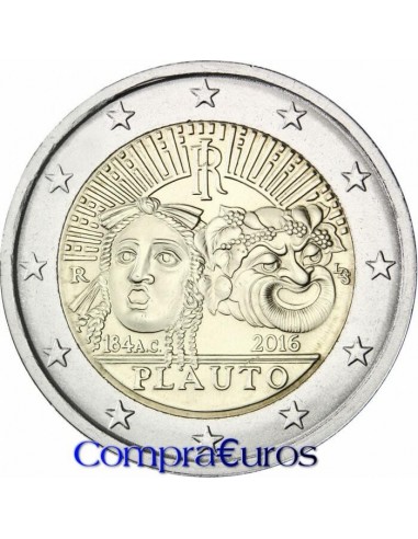 2€ Italia 2016 *Plauto*