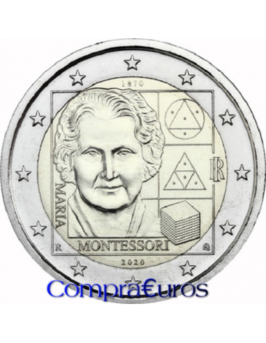 2€ Italia 2020 *Maria Montessori*