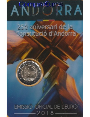 2€ Andorra 2018 *Constitución*