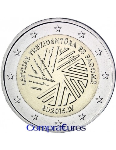 2€ Letonia 2015 *Presidencia*