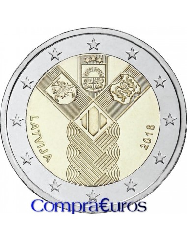 2€ Letonia 2018 *Estados Bálticos*