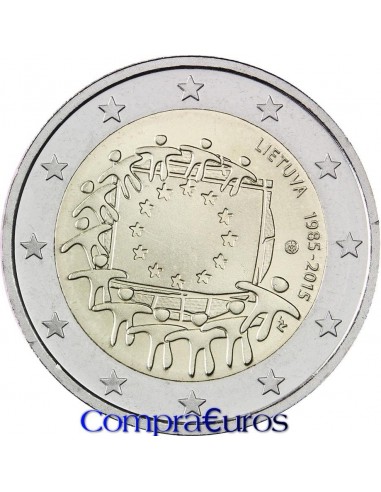 2€ Lituania 2015 *Bandera*