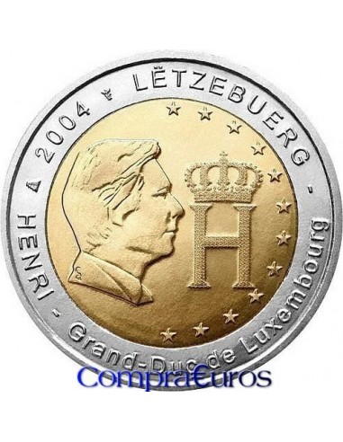 2€ Luxemburgo 2004 *Gran Duque Henri*