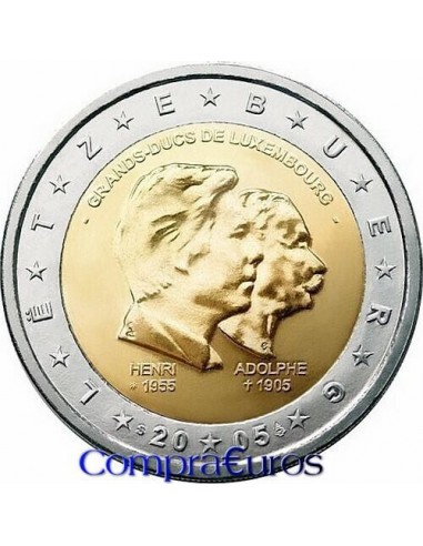 2€ Luxemburgo 2005 *Duques Henri y Adolphe*