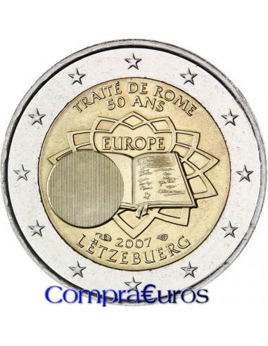 2€ Luxemburgo 2007 *Tratado de Roma*