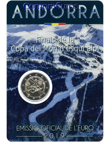 2€ Andorra 2019 *Esquí Alpino*
