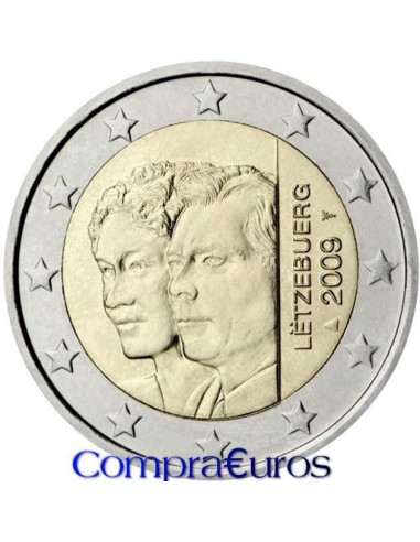 2€ Luxemburgo 2009 *Enrique y Carlota*