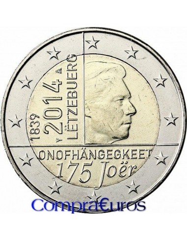2€ Luxemburgo 2014 *Independencia Luxemburgo*