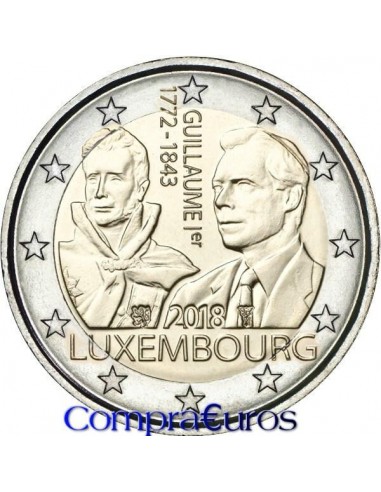 2€ Luxemburgo 2018 *Gran Duque Guillermo I*