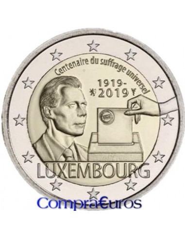 2€ Luxemburgo 2019 *Sufragio Universal*