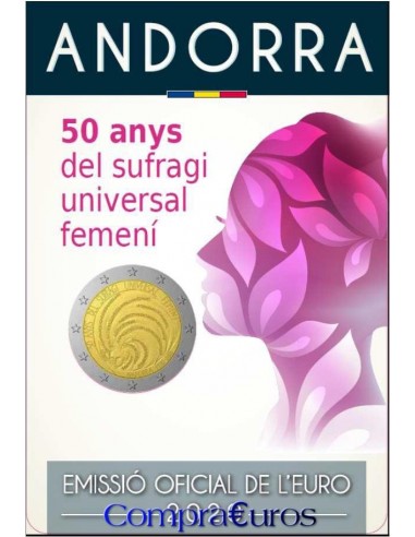 2€ Andorra 2020 *Sufragio Universal Femenino*