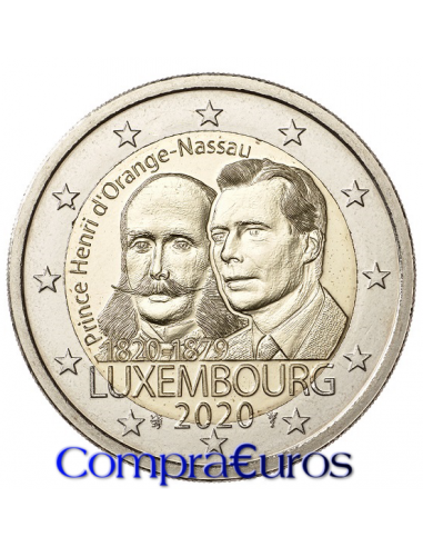 2€ Luxemburgo 2020 *Príncipe Henry*