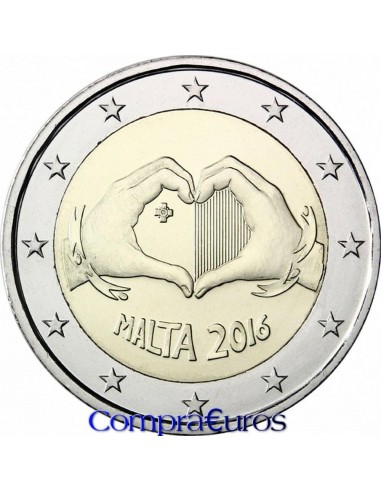 2€ Malta 2016 *El Amor*