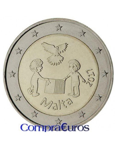 2€ Malta 2017 *Paz*